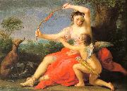 Pompeo Batoni Diana and Cupid oil on canvas